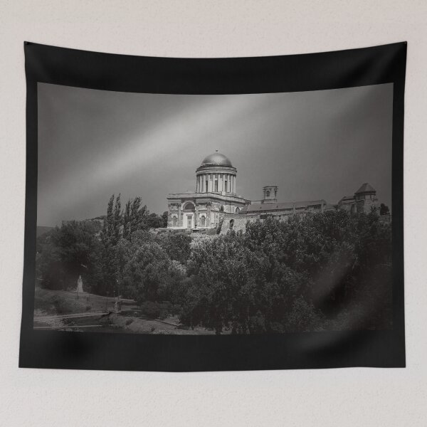 Item preview, Dramatic Light Over Esztergom Basilica Cathedral designed and sold by LacArtPhoto.