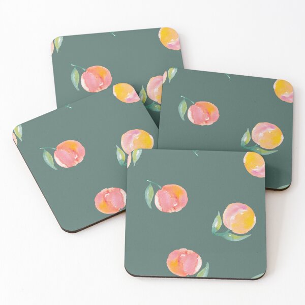 Item preview, Sweet Georgia Peaches - Hand Painted Watercolor Illustration designed and sold by aneladesigns.