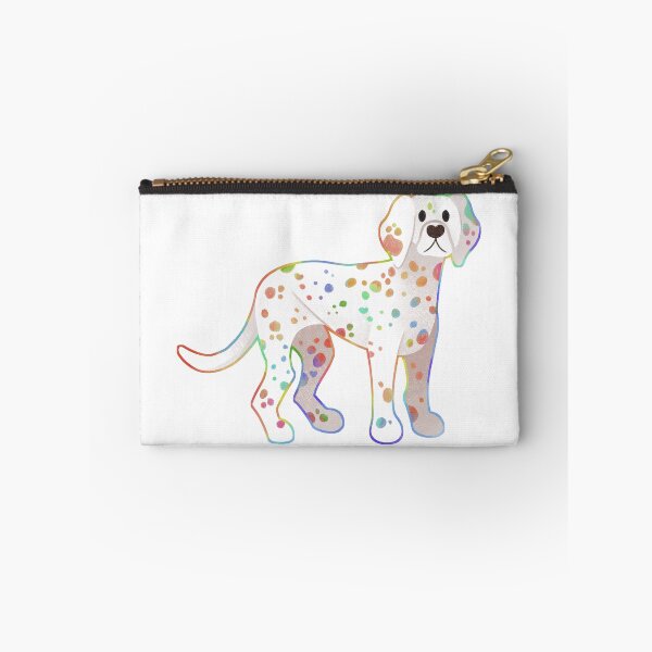 Item preview, colorful rainbow dalmatian dog designed and sold by sinisdrawings.