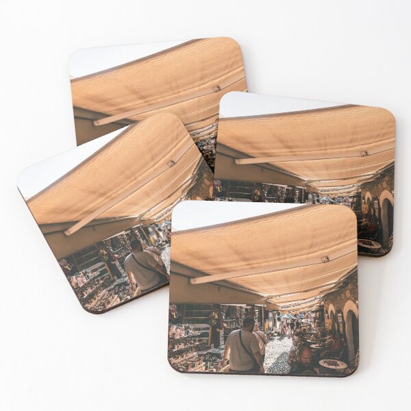 Item preview, Old bazaar market street with stalls and cafes in Mostar, Bosnia designed and sold by AndreiWBU.