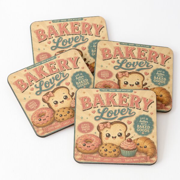 Item preview, Bakery Lover Cute Dessert Aesthetic Design designed and sold by ILYASSE1.