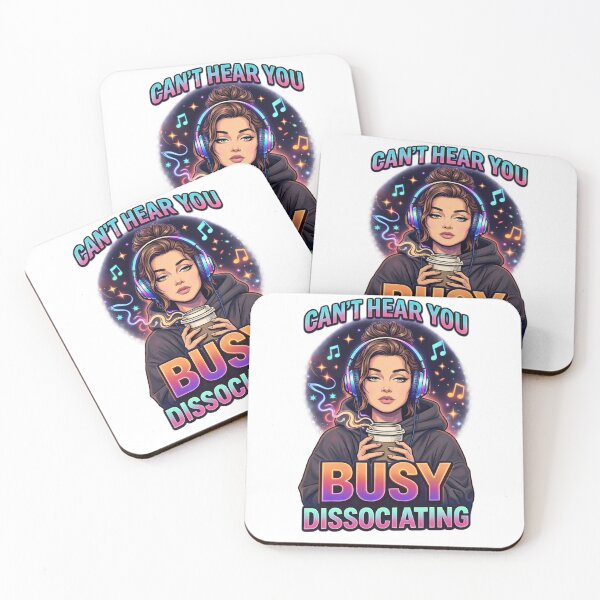 Item preview, Can't Hear You Busy Dissociating Funny Introvert Humor designed and sold by vampbabe54.
