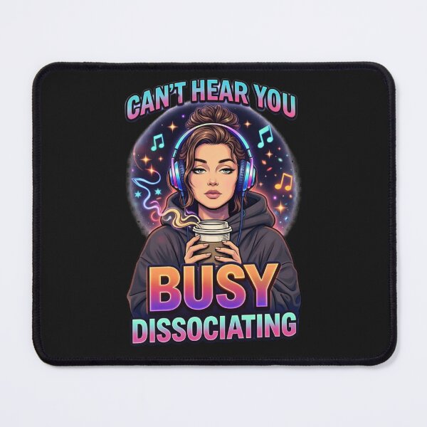 Item preview, Can't Hear You Busy Dissociating Funny Introvert Humor designed and sold by vampbabe54.