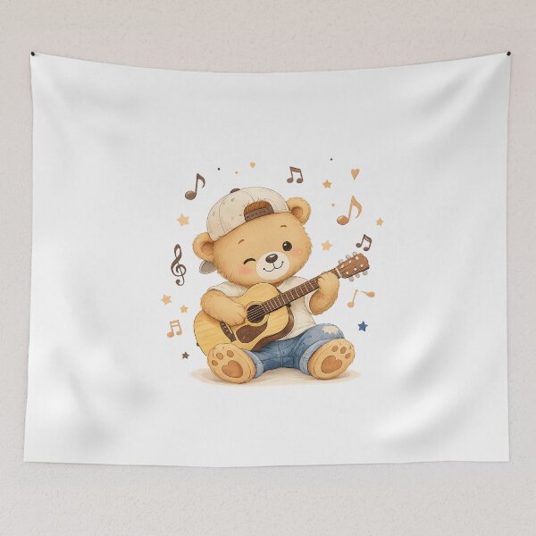 Item preview, Guitarist Bear designed and sold by KM Design.