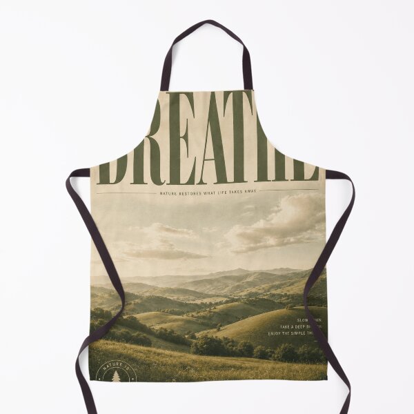 Item preview, BREATHE – Luxury Nature Editorial Poster | Rolling Hills Landscape Wall Art | Vintage Travel Print designed and sold by Watchyyy.