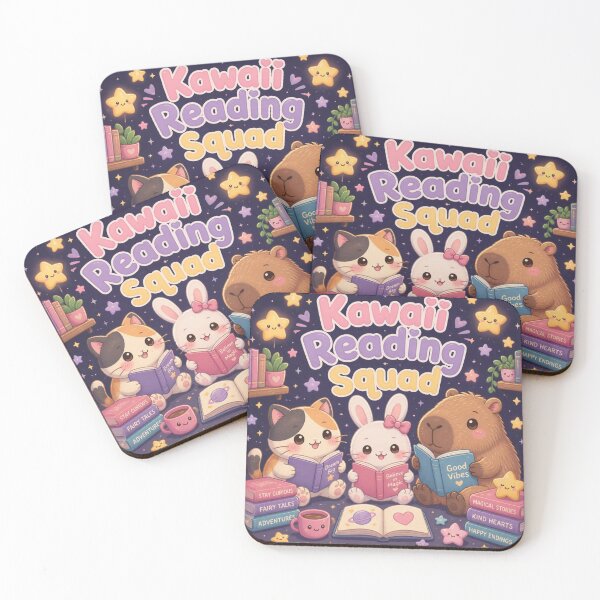 Item preview, Kawaii Reading Squad Tee designed and sold by Stylestickers55.