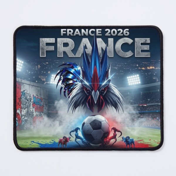 Item preview, France Les Bleus Soccer 2026 Aggressive Rooster Urban Art designed and sold by Aram250.