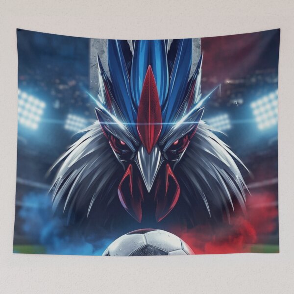 Item preview, France Les Bleus Soccer 2026 Aggressive Rooster Urban Art designed and sold by Aram250.