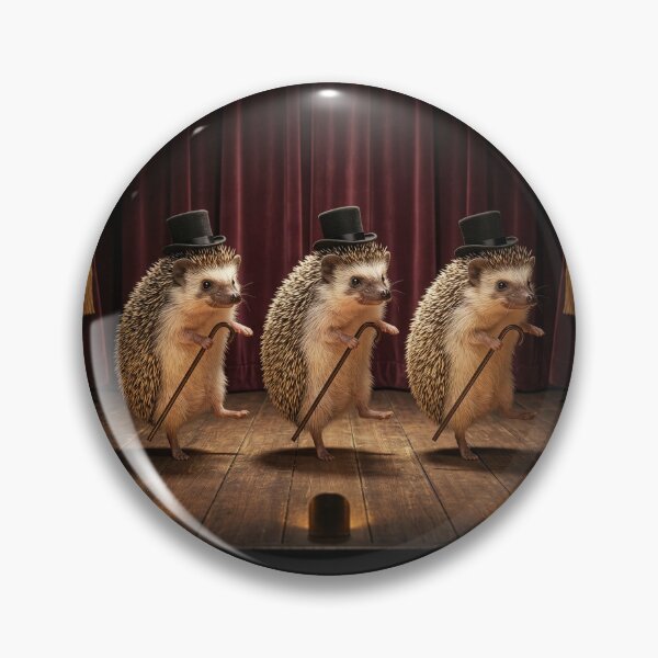 Item preview, Hedgehogs Take Vaudeville by Storm designed and sold by Tridentulus.