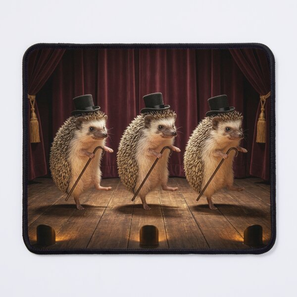 Item preview, Hedgehogs Take Vaudeville by Storm designed and sold by Tridentulus.