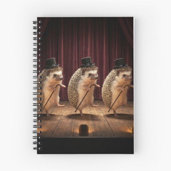 Item preview, Hedgehogs Take Vaudeville by Storm designed and sold by Tridentulus.