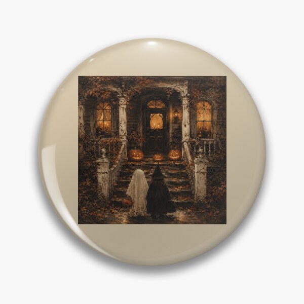 Item preview, Cozy Gothic Haunted Porch Halloween designed and sold by POD DYNASTY.
