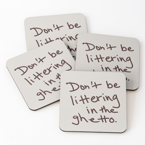 Item preview, Don’t be littering in the ghetto. designed and sold by abeink.