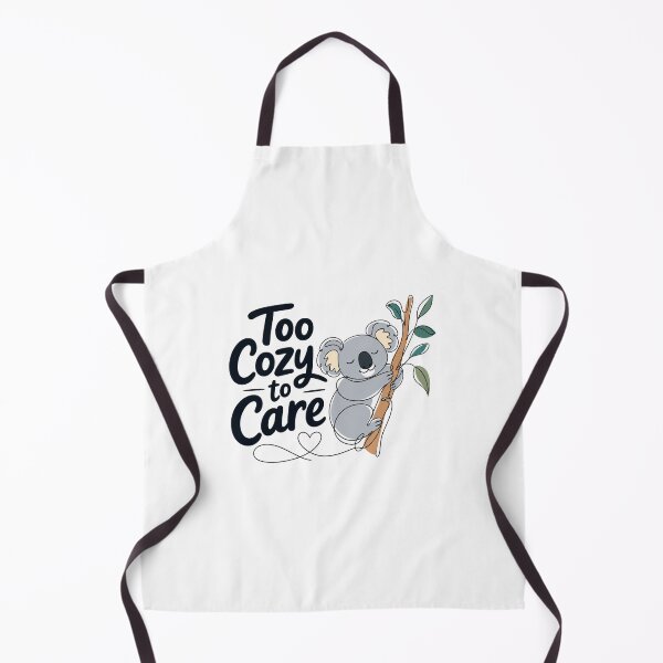 Item preview, Too Cozy to Care – Cute Koala designed and sold by Newthingzy.
