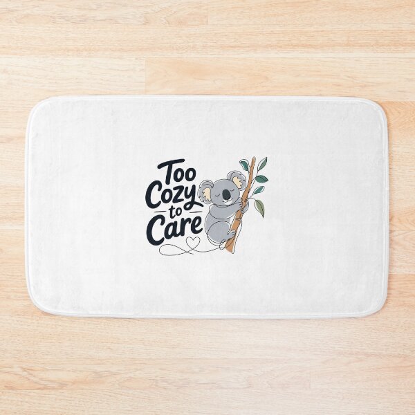 Item preview, Too Cozy to Care – Cute Koala designed and sold by Newthingzy.