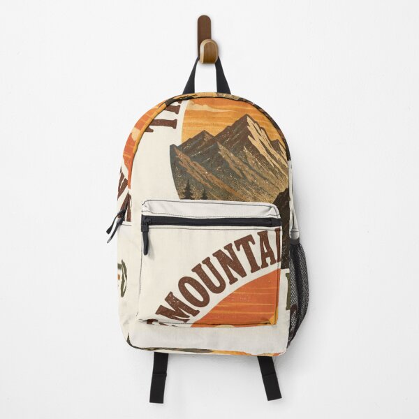 Item preview, The Mountains Are Calling And I Must Go Retro Hiker T-Shirt | Nature Gift designed and sold by SunnyDesign82.