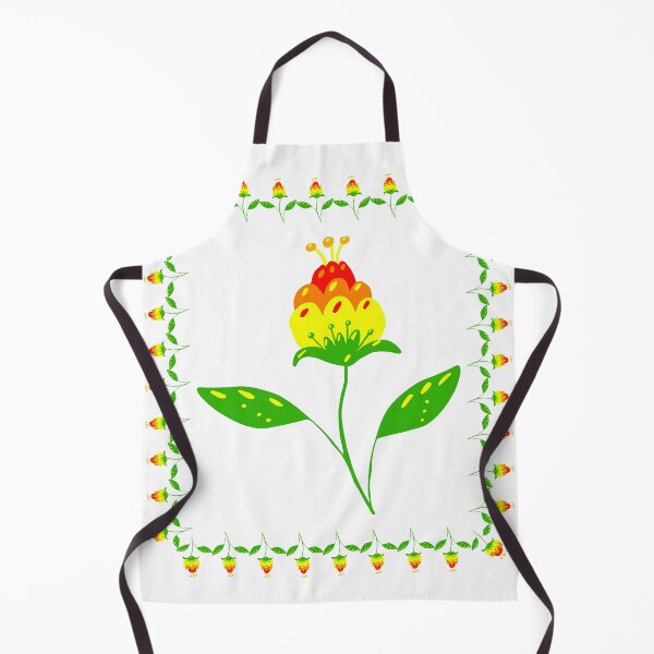Item preview, Folk Art Flower Frame Vibrant Floral Wreath Graphic Design designed and sold by ZorianArt.