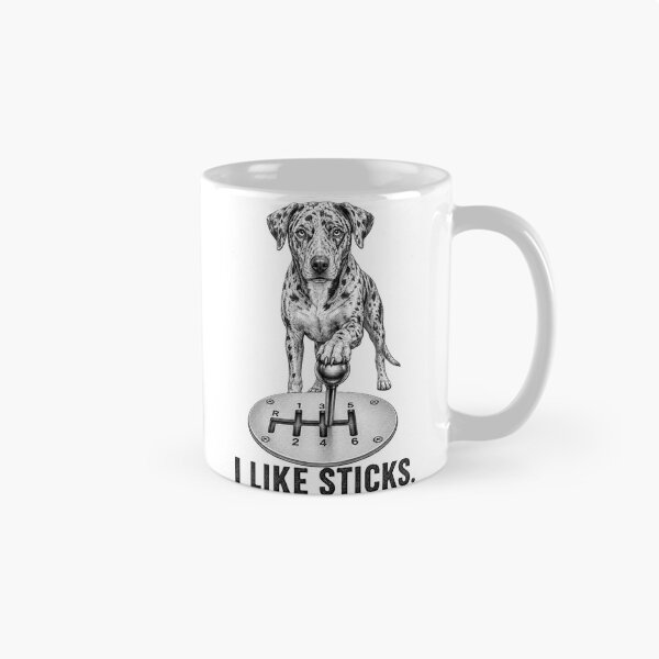 Item preview, Catahoula Dog I Like Sticks Manual Transmission Gearshift T-Shirt designed and sold by DaBestWords.