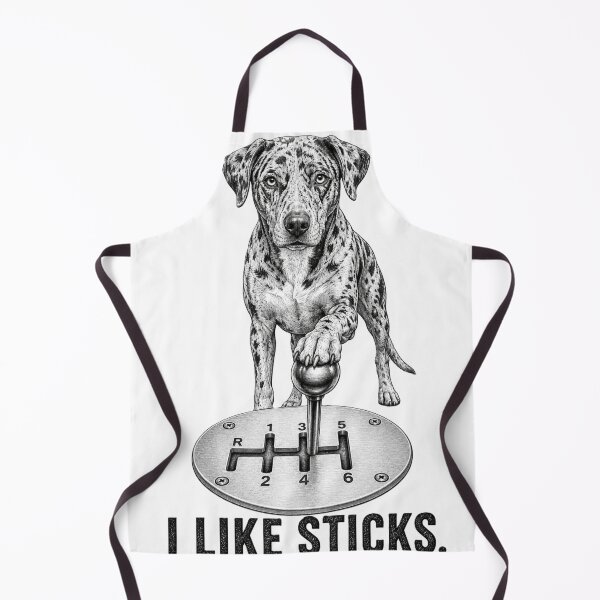 Item preview, Catahoula Dog I Like Sticks Manual Transmission Gearshift T-Shirt designed and sold by DaBestWords.