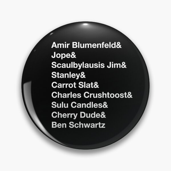 Item preview, Jake and Amir Ben Schwartz Names (White Text) designed and sold by Jessie S.