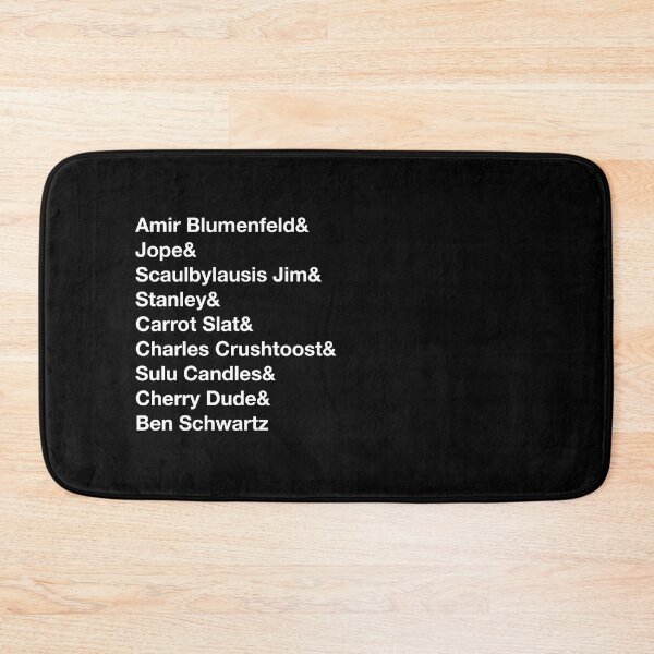 Item preview, Jake and Amir Ben Schwartz Names (White Text) designed and sold by Jessie S.