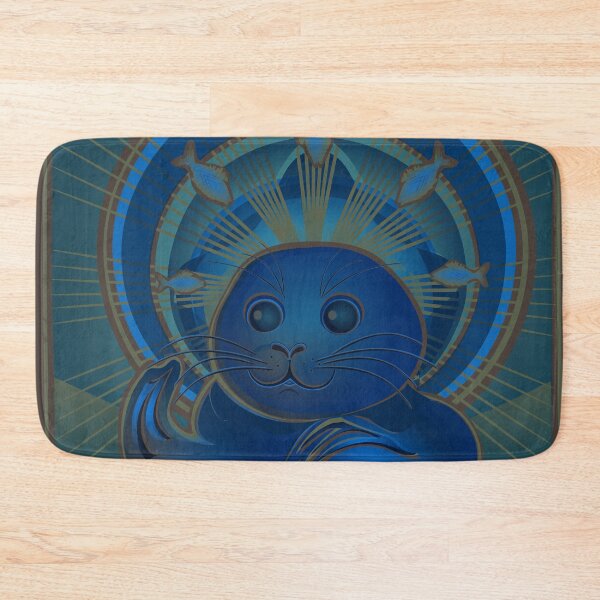 Item preview, Iconic seal icon blue designed and sold by MiraNomegusta.