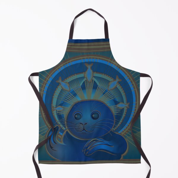 Item preview, Iconic seal icon blue designed and sold by MiraNomegusta.