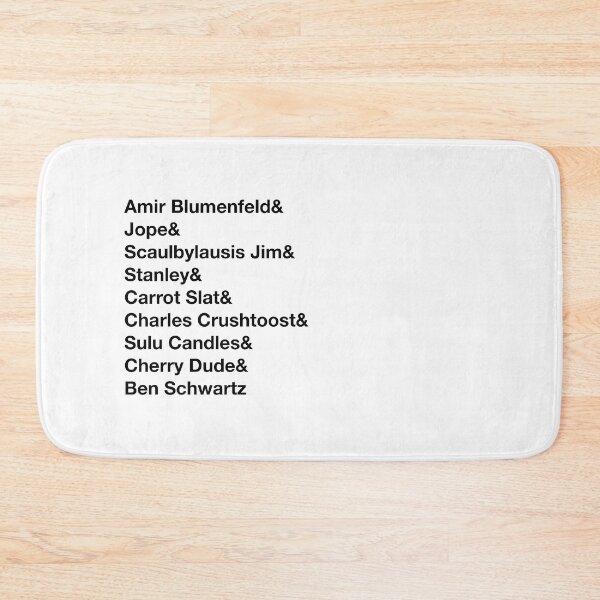 Item preview, Jake and Amir Ben Schwartz Names (Black Text) designed and sold by Jessie S.