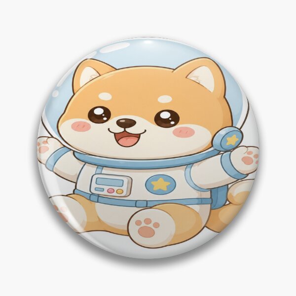 Item preview, Cute Astronaut Dog Sticker | Kawaii Space Puppy Cartoon Art designed and sold by StickersHul.