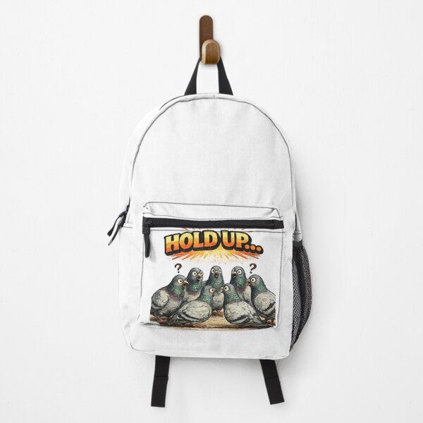 Item preview, Hold Up Funny Shocked Pigeon Confusion Humor Sarcastic Gift designed and sold by irfanshikh.
