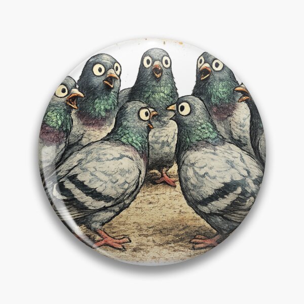 Item preview, Hold Up Funny Shocked Pigeon Confusion Humor Sarcastic Gift designed and sold by irfanshikh.