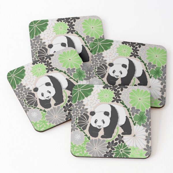 Item preview, Panda - Aromantic Flag PRINT designed and sold by HannahReeStudio.