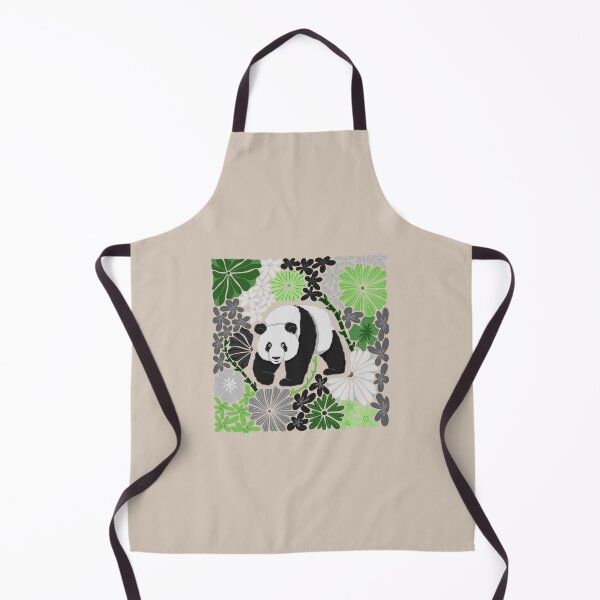 Item preview, Panda - Aromantic Flag PRINT designed and sold by HannahReeStudio.
