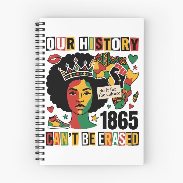 Item preview, Our History Can’t Be Erased Juneteenth Black Culture Pride 1865 designed and sold by FreshVibe Prints.
