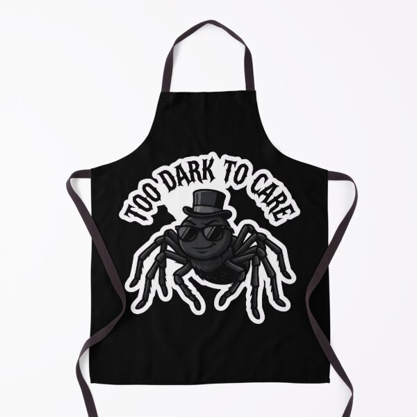 Item preview, Too Dark To Care - Cool Goth Spider Sticker designed and sold by EnigmaticGoth.