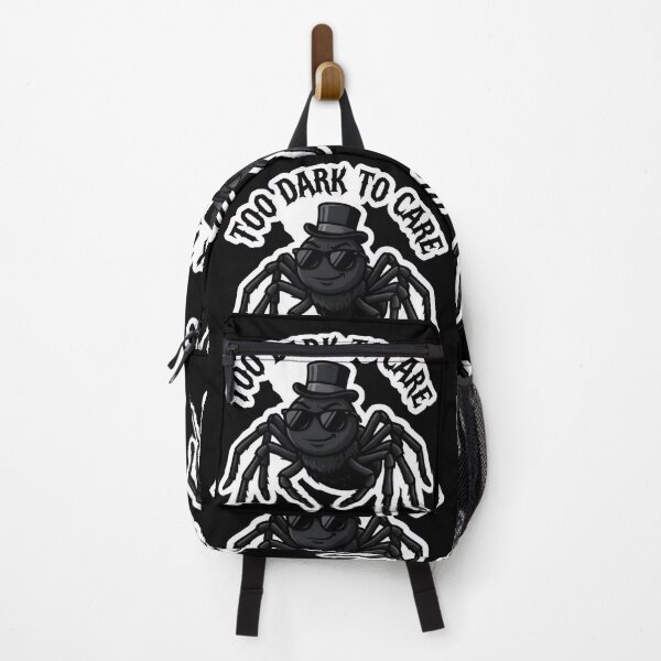 Item preview, Too Dark To Care - Cool Goth Spider Sticker designed and sold by EnigmaticGoth.