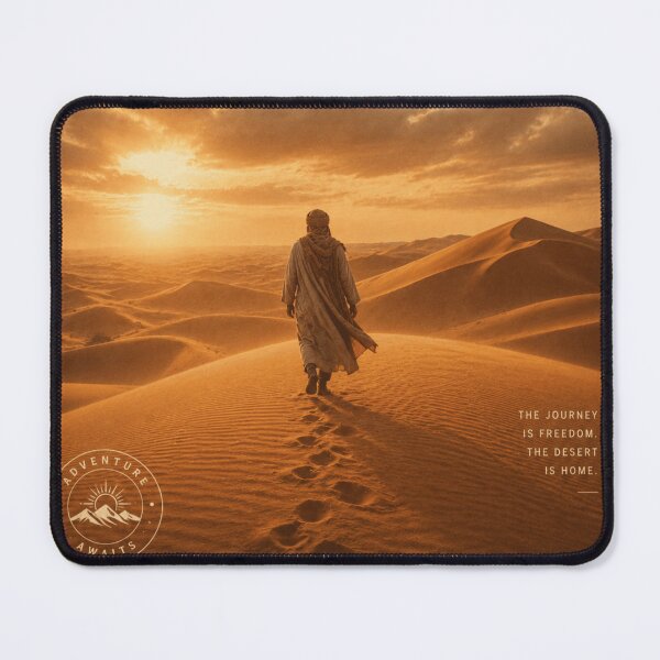 Item preview, NOMAD – Luxury Desert Travel Poster | Sahara Wall Art | Vintage Adventure Editorial Print designed and sold by Watchyyy.