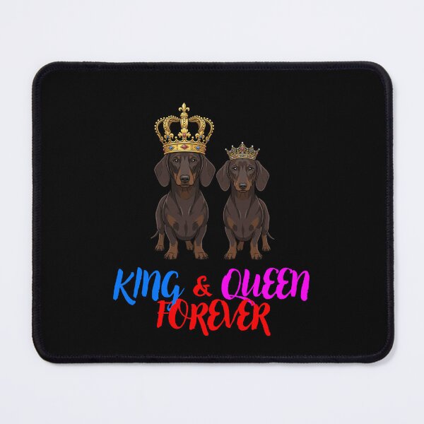 Item preview, King & Queen Forever Dachshund Royal Couple Gifts designed and sold by Domel9674.