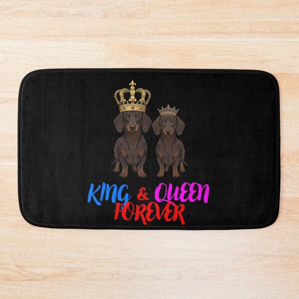 Item preview, King & Queen Forever Dachshund Royal Couple Gifts designed and sold by Domel9674.