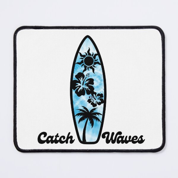 Item preview, Catch Waves-Tropical Surfboard Beach Design  designed and sold by RnIDesignd.