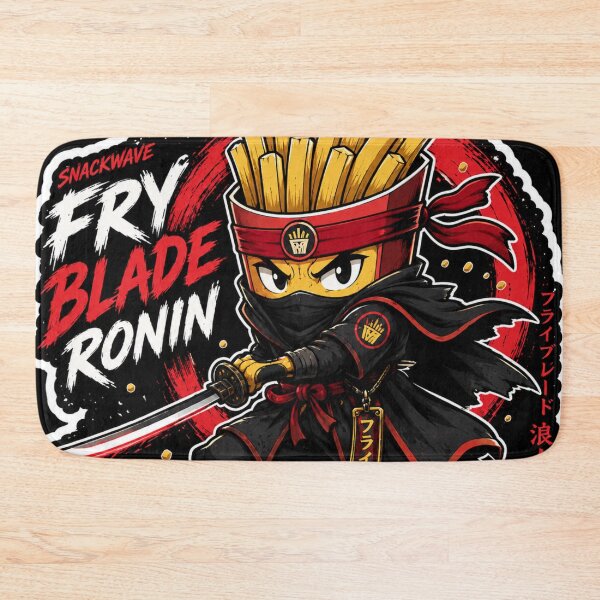 Item preview, Fry Blade Ronin Samurai Fries Warrior Anime Sticker designed and sold by Snackwave Ninety.