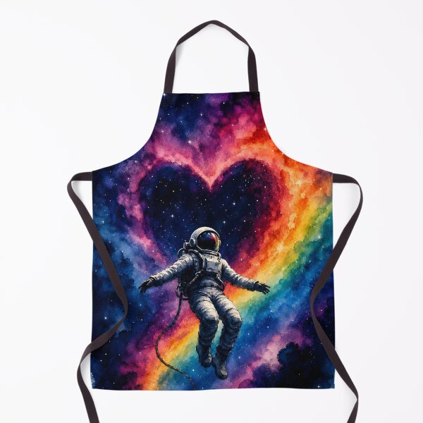Item preview, Proudly Adrift | LGBTQ+ Pride Astronaut Watercolor Galaxy Art designed and sold by Mo & Ko Design.