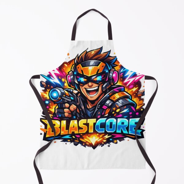 Item preview, BLASTCORE – Neon Action Gamer Mascot Logo designed and sold by AstraDrip Studio.
