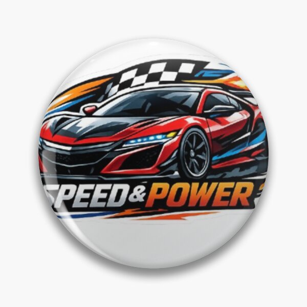 Item preview, Speed and Power Red Sports Car Illustration designed and sold by AuraAuto.