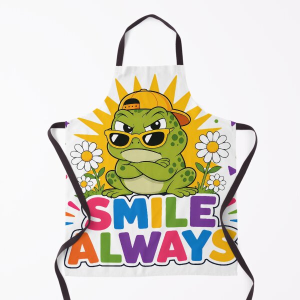 Item preview, Smile Always Funny Grumpy Frog Sunglasses Cap designed and sold by ArtdesignsA.