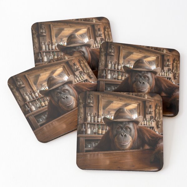 Item preview, Orangutan Bartender Lends a Sympathetic Ear designed and sold by Tridentulus.