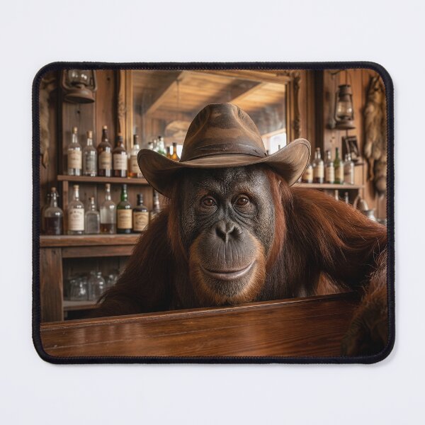 Item preview, Orangutan Bartender Lends a Sympathetic Ear designed and sold by Tridentulus.