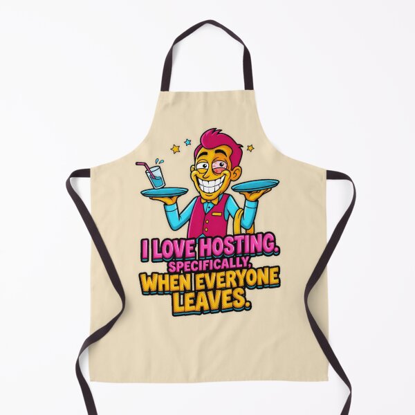 Item preview, I Love Hosting Specifically When Everyone Leaves Graphic — Funny Introvert Host Dark Humor designed and sold by SkTee2k.