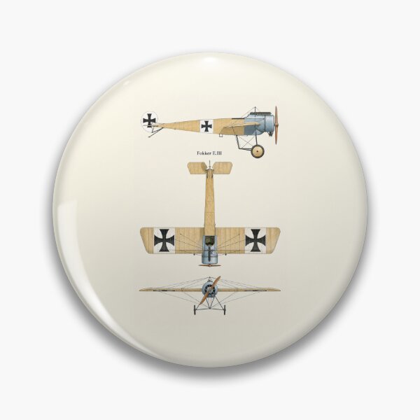 Item preview, Fokker E.III Eindecker German WWI Aircraft Diagram designed and sold by MilitaryMart.