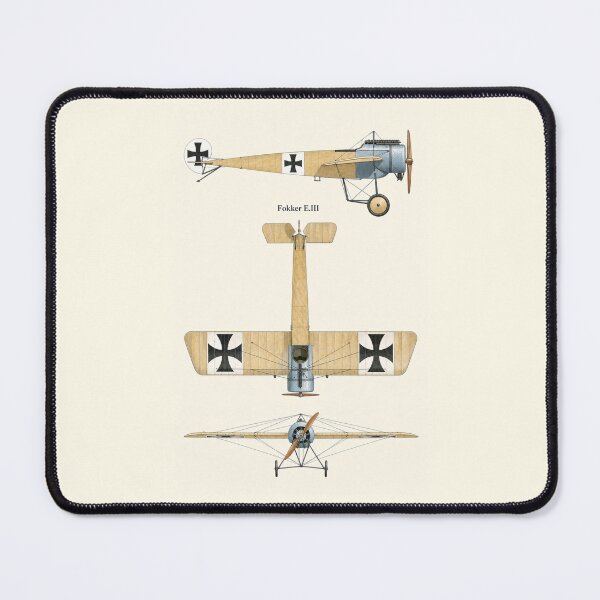 Item preview, Fokker E.III Eindecker German WWI Aircraft Diagram designed and sold by MilitaryMart.